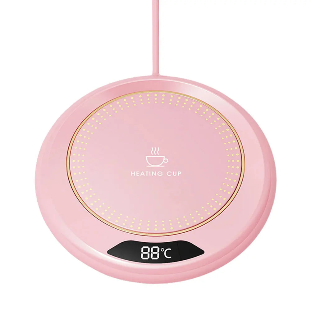 USB Electric Beverage Warmer with 3 Temperature Settings Coffee Warmer Plate Coffee Cup Warmer for Hot Coffee Tea and Milk