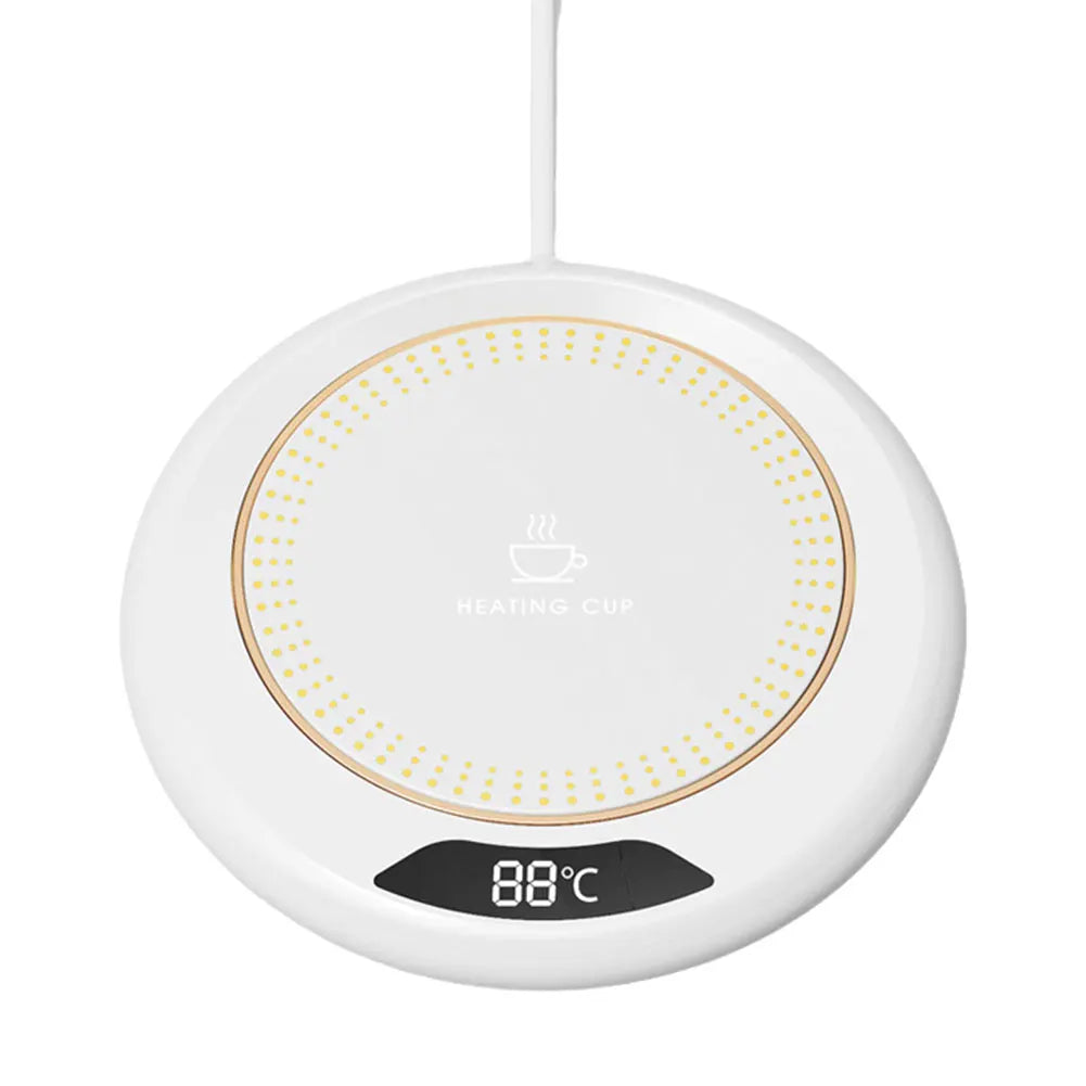 USB Electric Beverage Warmer with 3 Temperature Settings Coffee Warmer Plate Coffee Cup Warmer for Hot Coffee Tea and Milk