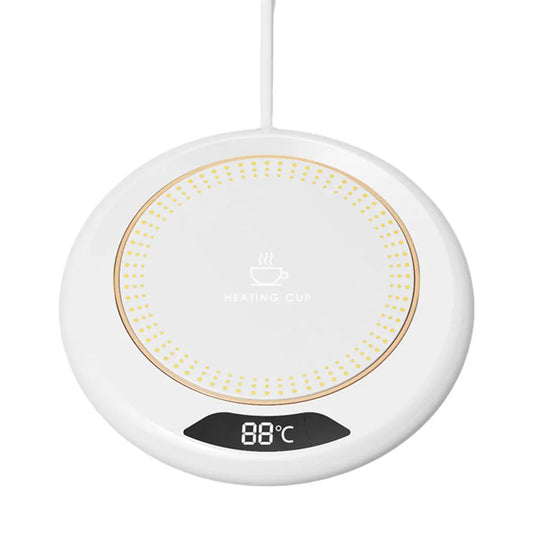 USB Electric Beverage Warmer with 3 Temperature Settings Coffee Warmer Plate Coffee Cup Warmer for Hot Coffee Tea and Milk